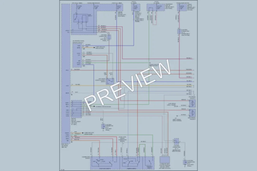 2002 Lexus GS300 Headlights wiring diagram preview