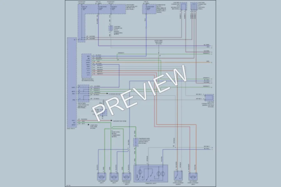 2002 Lexus GS430 Interior Lights wiring diagram preview