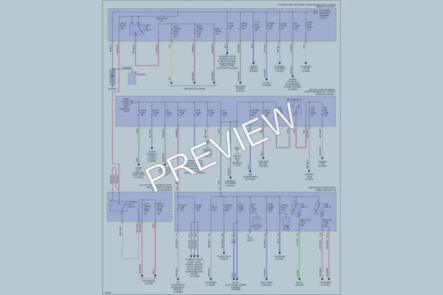 2002 Lexus GS430 Power Distribution wiring diagram preview