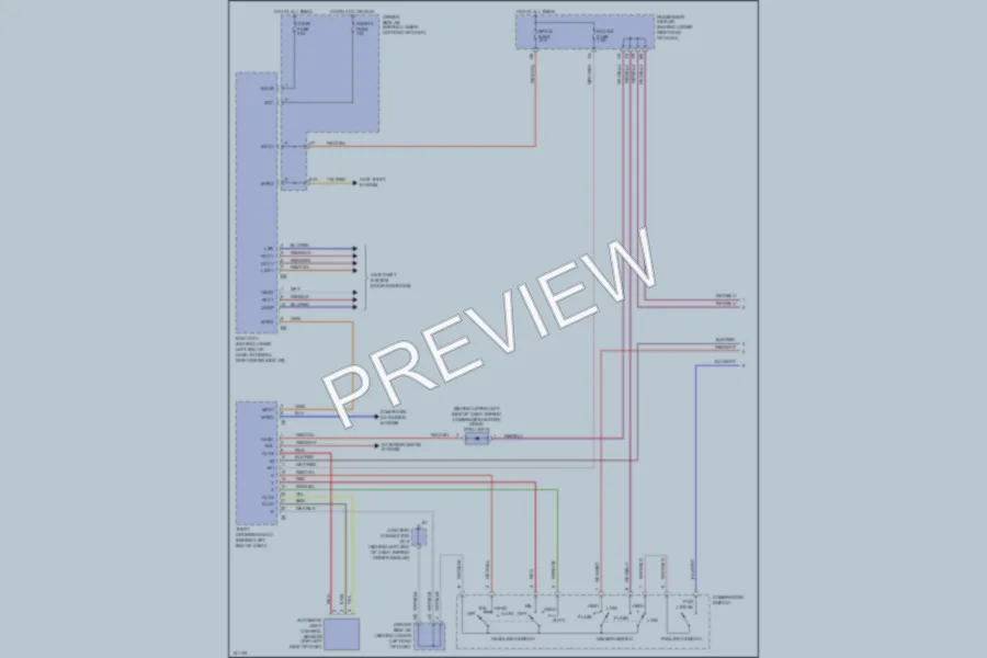 2002 Lexus IS300 Headlights wiring diagram preview
