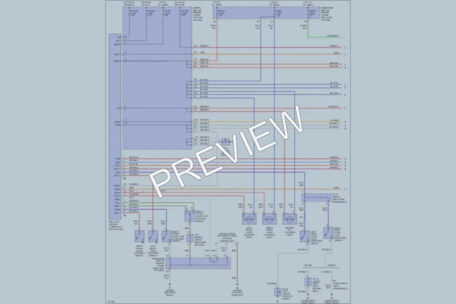 2002 Lexus IS300 Interior Lights wiring diagram preview