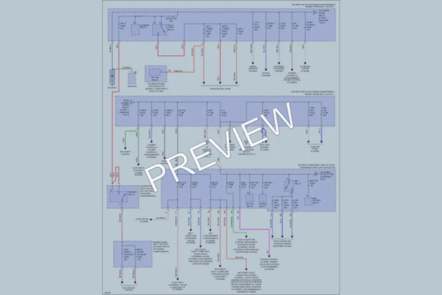 2002 Lexus IS300 Power Distribution wiring diagram preview
