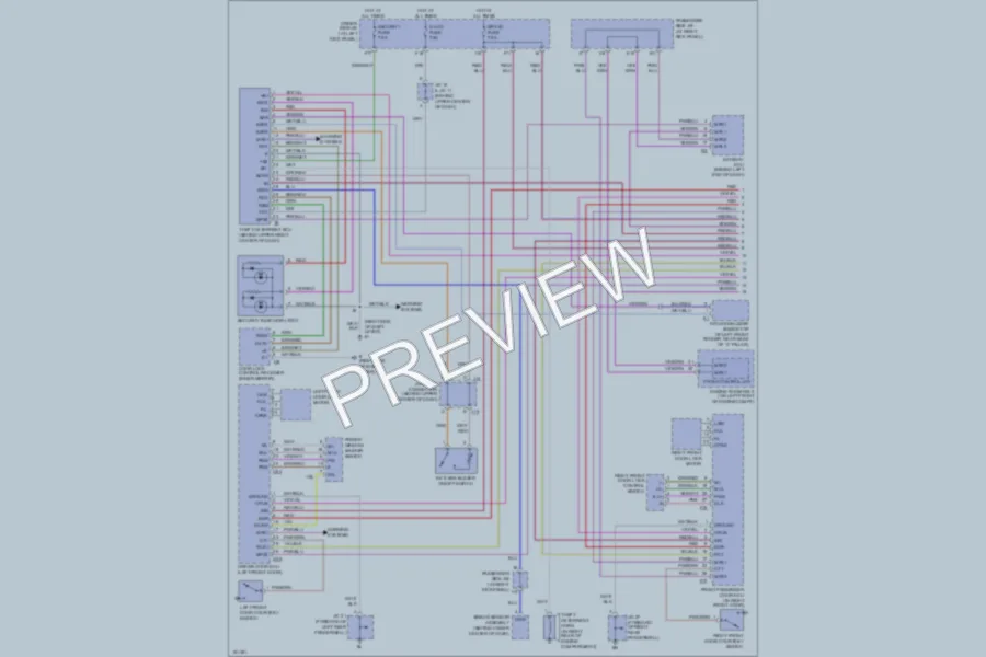 2002 Lexus LS430 Anti Theft wiring diagram preview