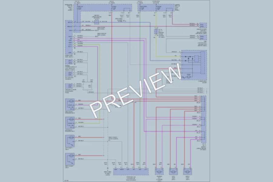 2002 Lexus LS430 Interior Lights wiring diagram preview