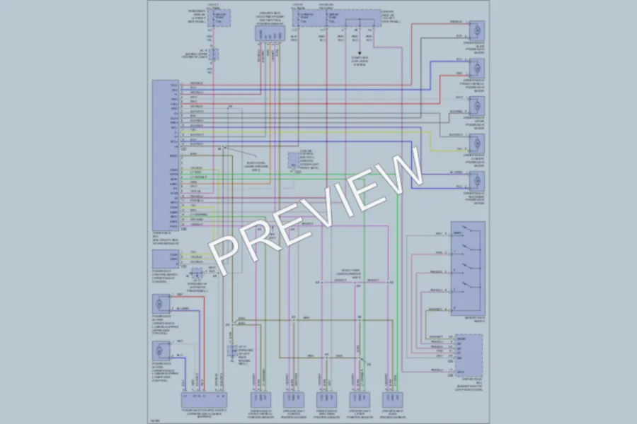 2002 Lexus LS430 Memory Systems wiring diagram preview