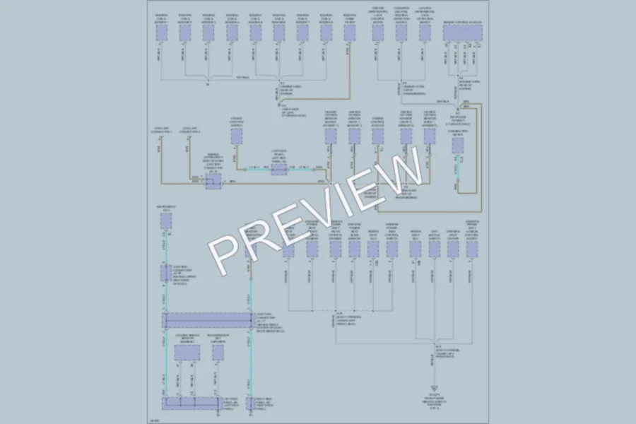 2002 Lexus LX470 Ground Distribution wiring diagram preview
