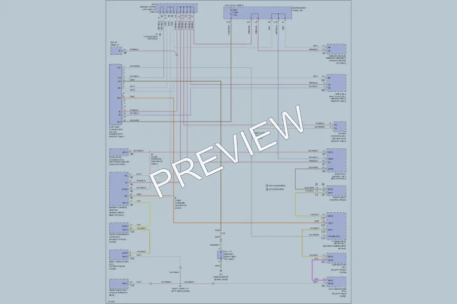2002 Lexus RX300 Computer Data Lines wiring diagram preview