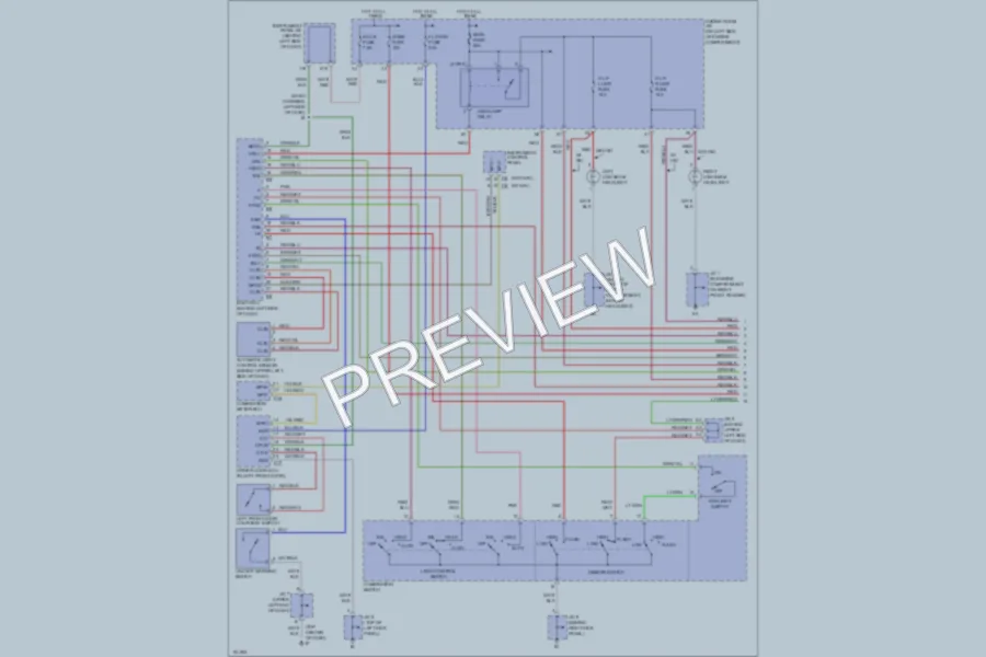2002 Lexus RX300 Headlights wiring diagram preview