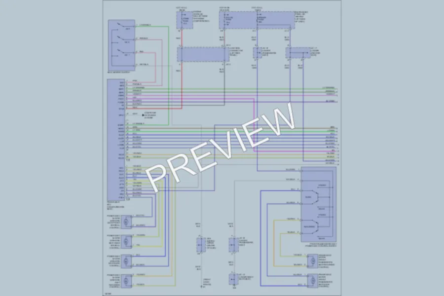 2002 Lexus RX300 Memory Systems wiring diagram preview