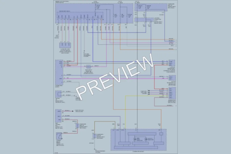 2002 Lexus SC430 Headlights wiring diagram preview