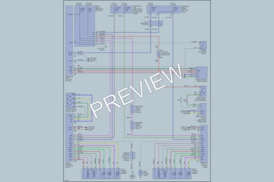 2002 Lexus SC430 Memory Systems wiring diagram preview