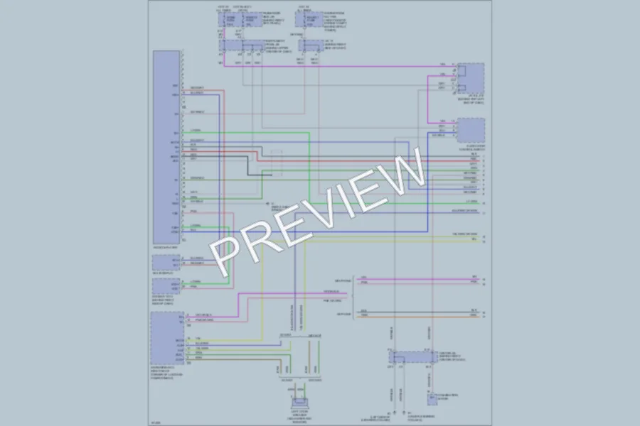 2002 Lexus SC430 Radio wiring diagram preview