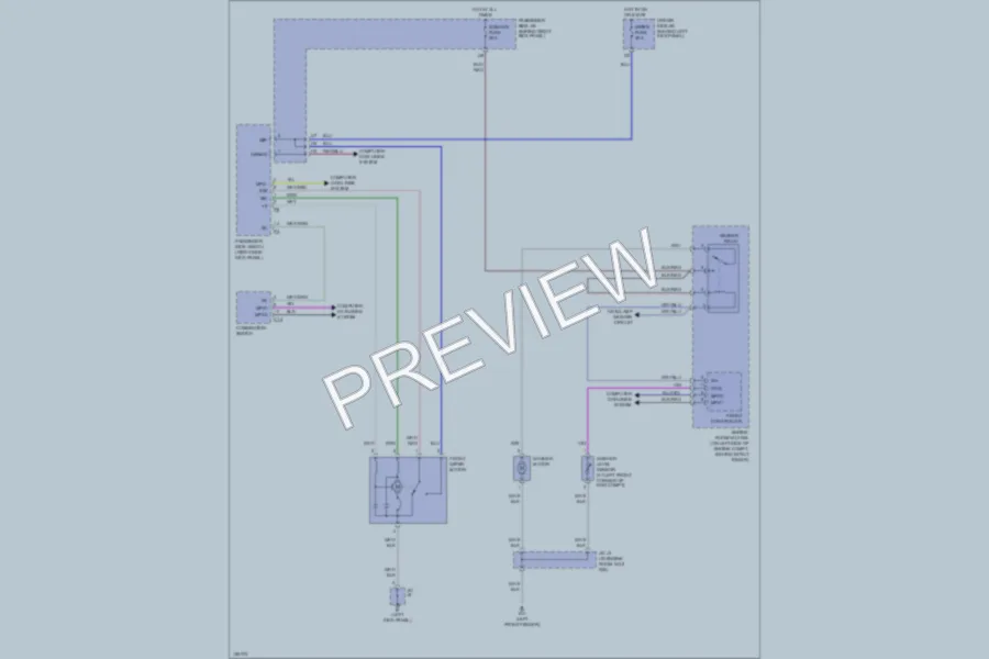 2002 Lexus SC430 Wiper Washer wiring diagram preview