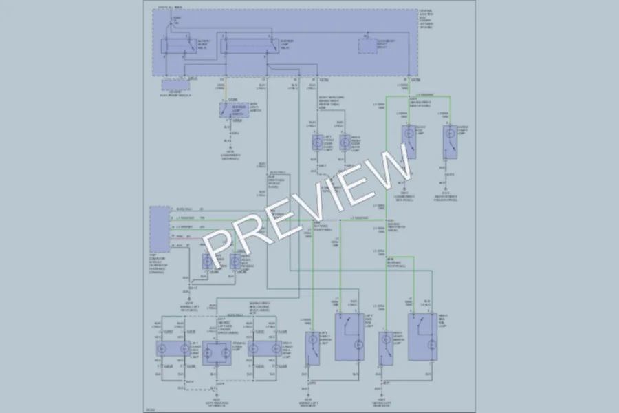 2002 Lincoln Blackwood Interior Lights wiring diagram preview