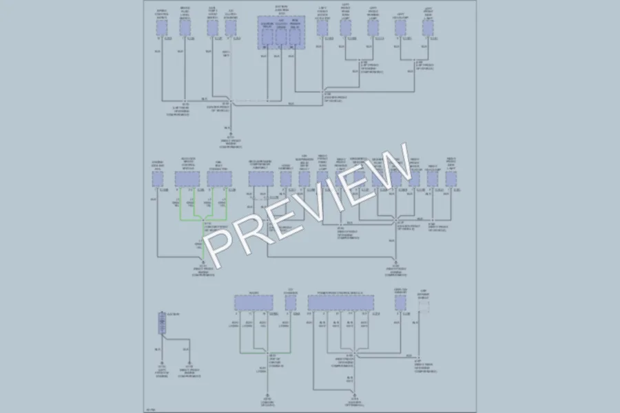 2002 Lincoln Continental Ground Distribution wiring diagram preview