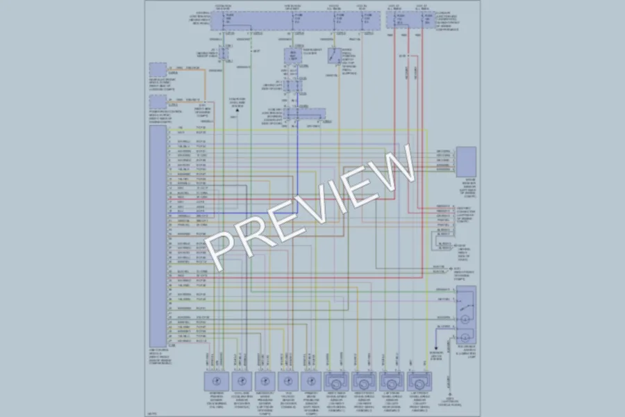 2002 Lincoln LS Anti Lock Brakes wiring diagram preview