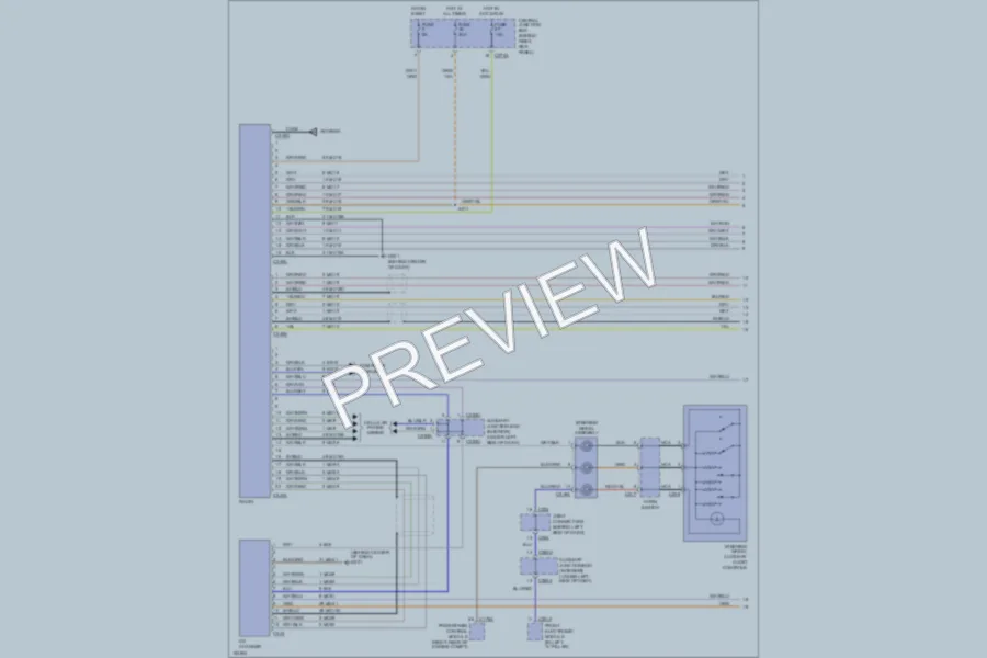 2002 Lincoln LS Radio wiring diagram preview