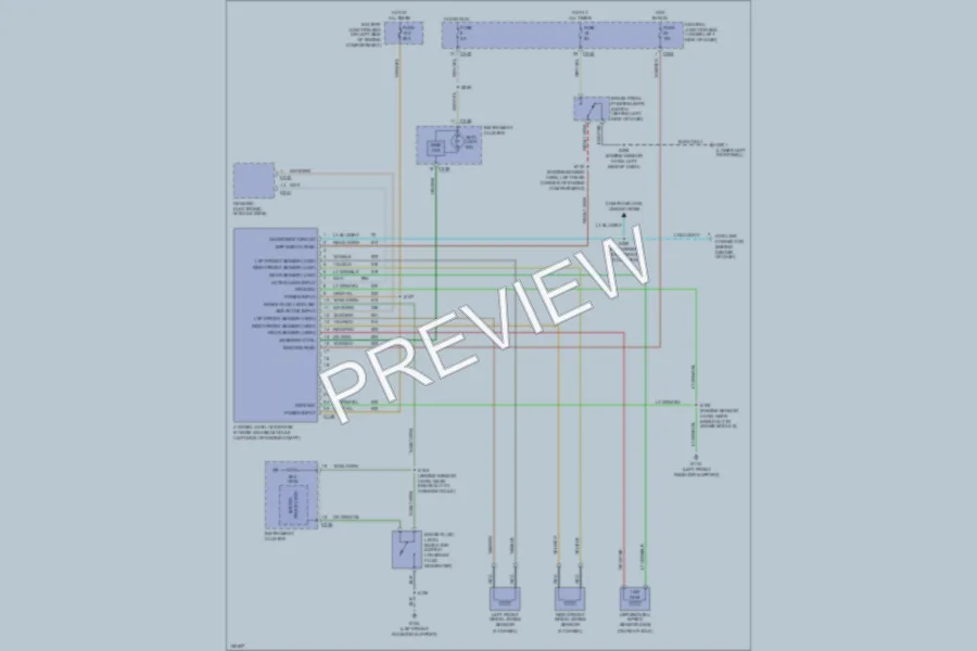 2002 Lincoln Navigator Anti Lock Brakes wiring diagram preview