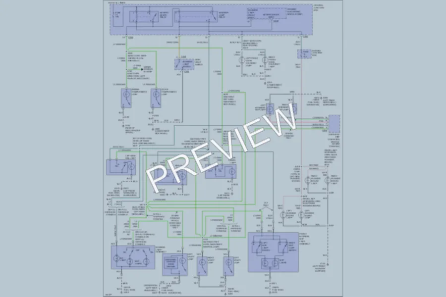 2002 Lincoln Navigator Interior Lights wiring diagram preview