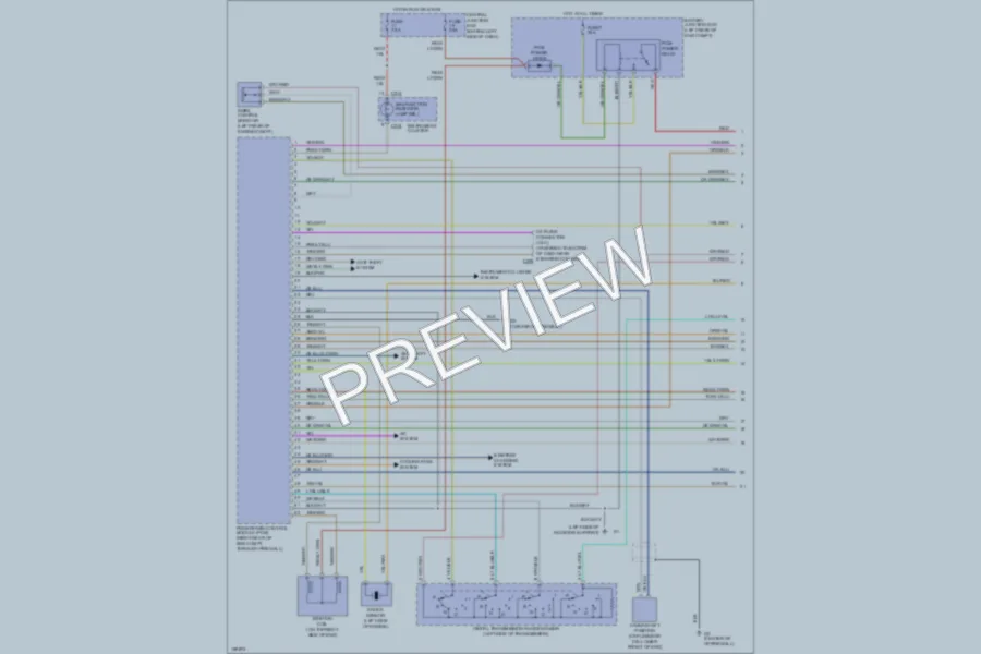 2002 Mazda B2300 Engine Performance wiring diagram preview