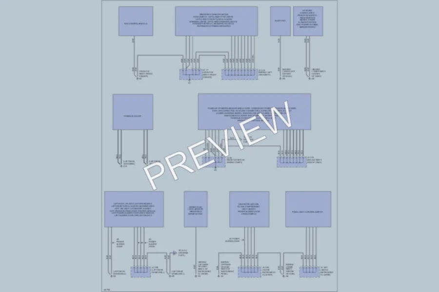 2002 Mazda MPV Ground Distribution wiring diagram preview