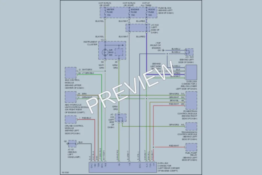 2002 Mazda Miata Computer Data Lines wiring diagram preview