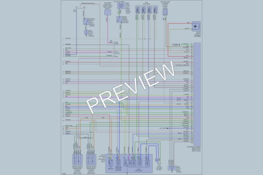 2002 Mazda Protege5 Engine Performance wiring diagram preview