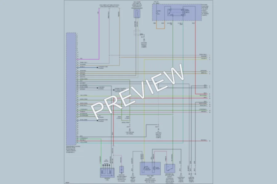 2002 Mazda Tribute Engine Performance wiring diagram preview