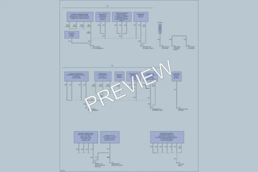 2002 Mazda Tribute Ground Distribution wiring diagram preview