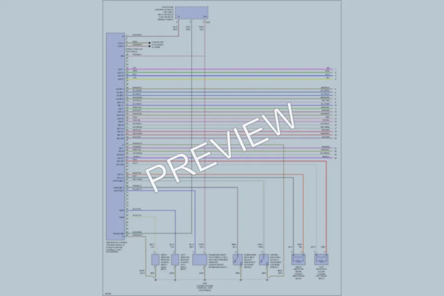 2002 MercedesBenz C240 Supplemental Restraints wiring diagram preview