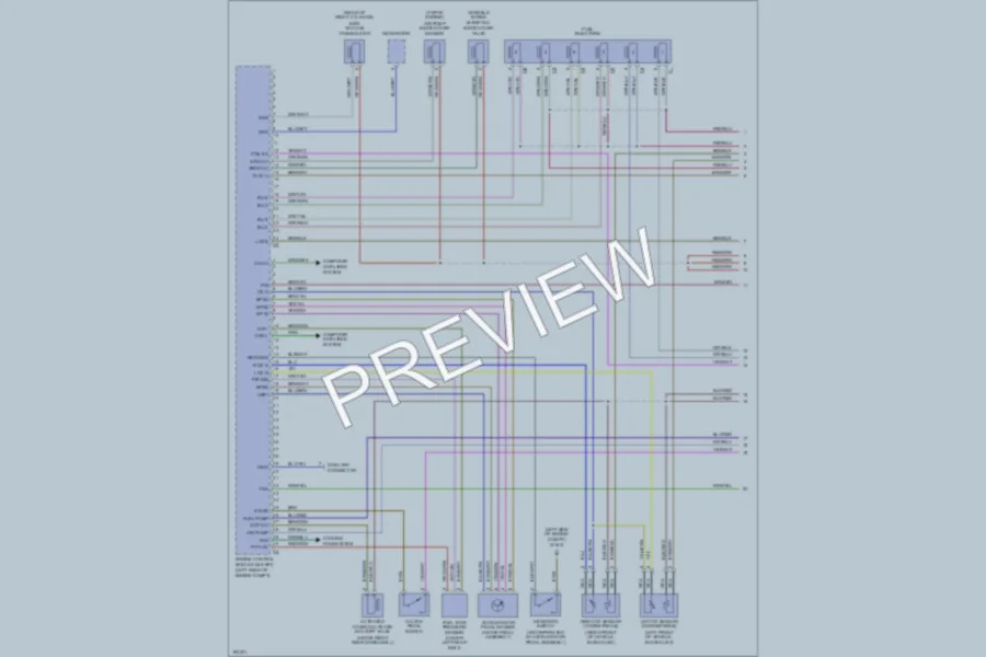 2002 MercedesBenz C320 Engine Performance wiring diagram preview