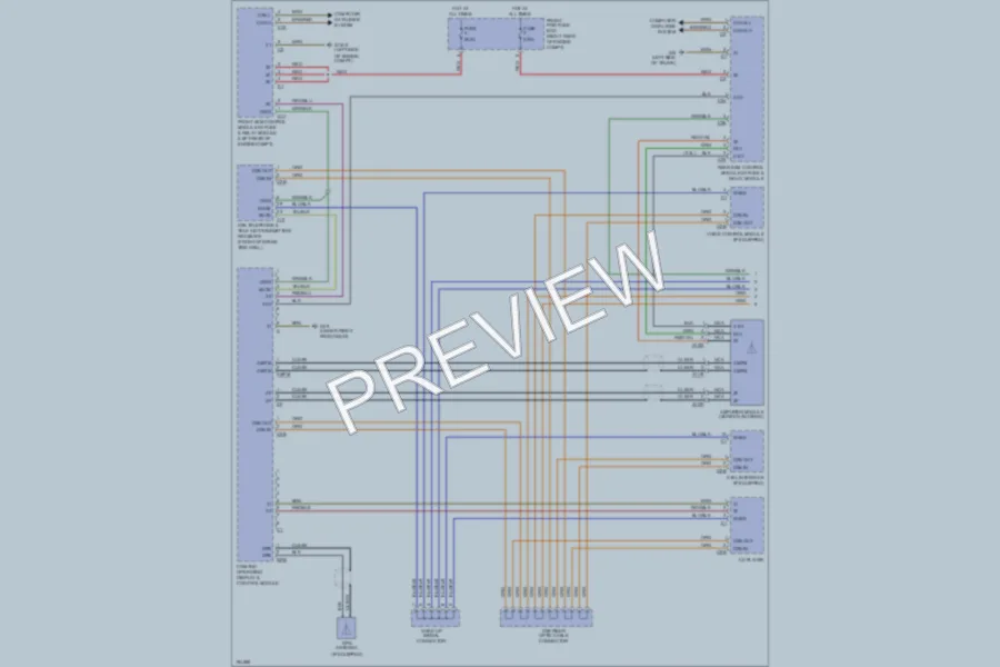 2002 MercedesBenz C320 Radio wiring diagram preview