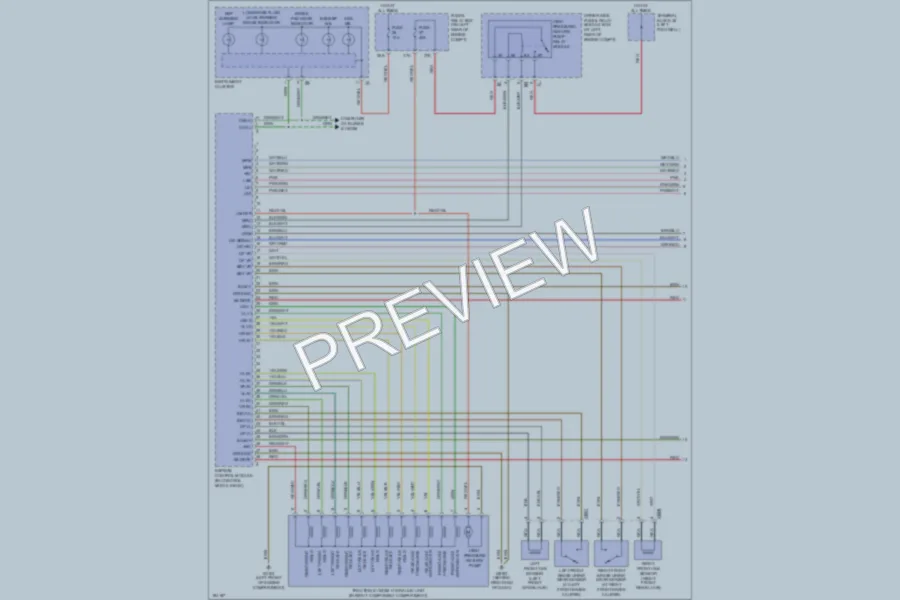 2002 MercedesBenz CLK430 Anti Lock Brakes wiring diagram preview