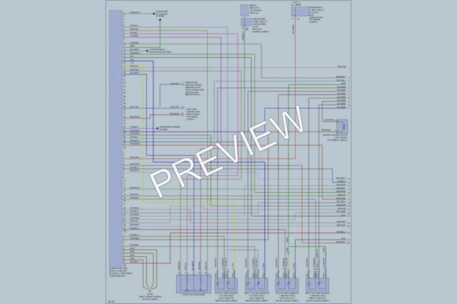2002 MercedesBenz CLK430 Engine Performance wiring diagram preview