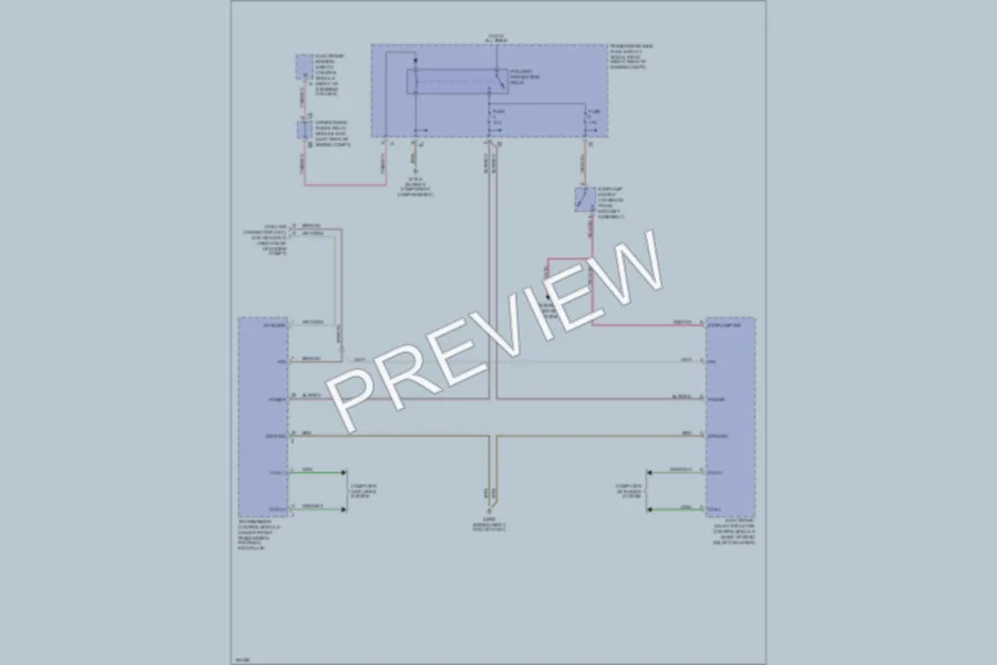 2002 MercedesBenz CLK430 Shift Interlock wiring diagram preview