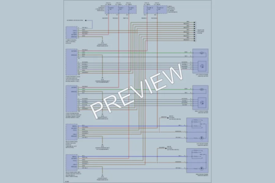 2002 MercedesBenz E320 Power Windows wiring diagram preview