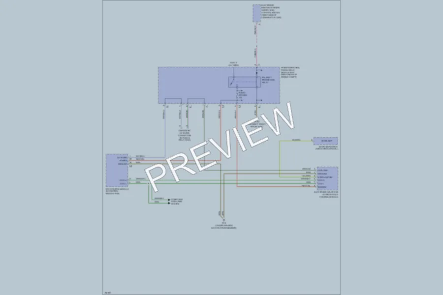 2002 MercedesBenz E320 Shift Interlock wiring diagram preview