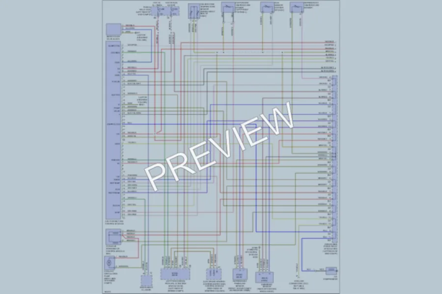 2002 MercedesBenz E430 Air Conditioning wiring diagram preview