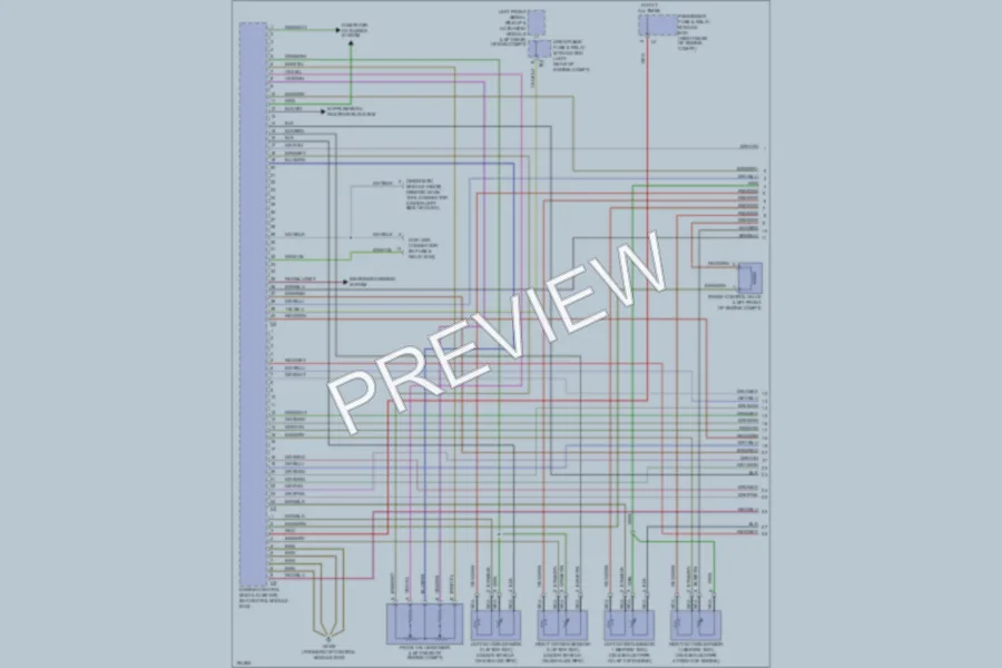 2002 MercedesBenz E430 Engine Performance wiring diagram preview