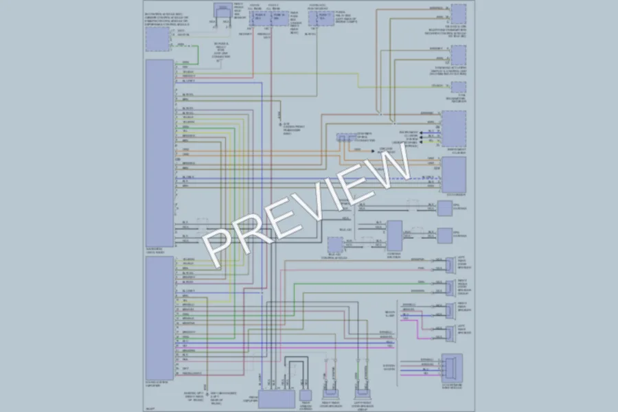 2002 MercedesBenz E430 Radio wiring diagram preview