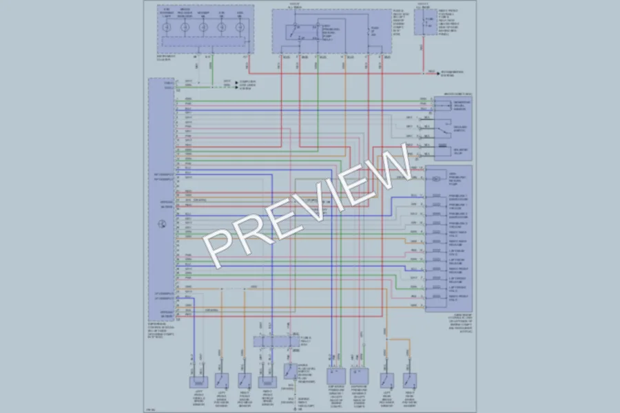 2002 MercedesBenz ML320 Anti Lock Brakes wiring diagram preview