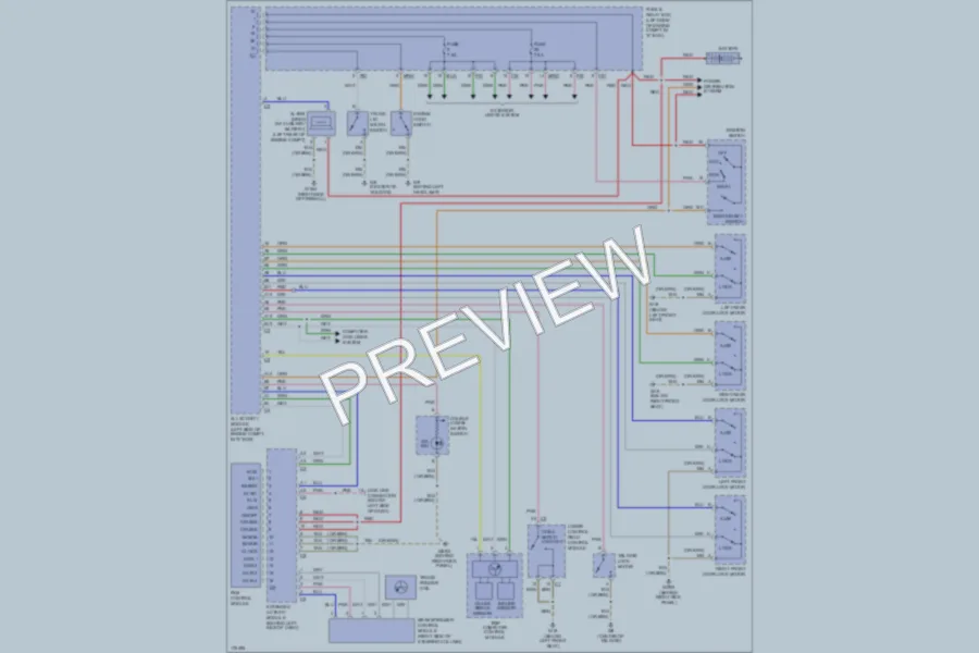 2002 MercedesBenz ML320 Anti Theft wiring diagram preview
