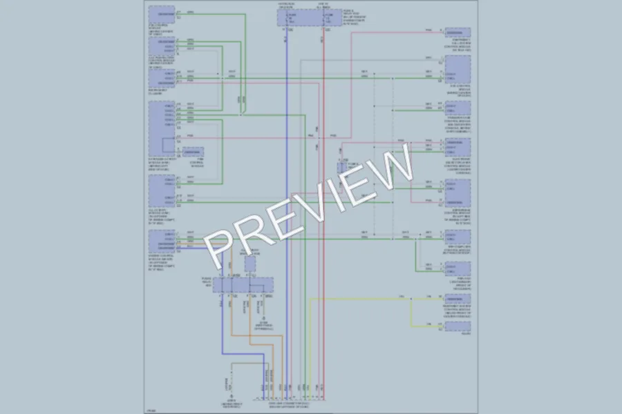 2002 MercedesBenz ML320 Computer Data Lines wiring diagram preview