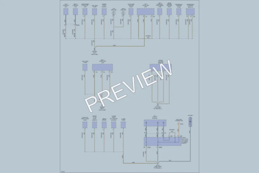 2002 MercedesBenz ML320 Ground Distribution wiring diagram preview