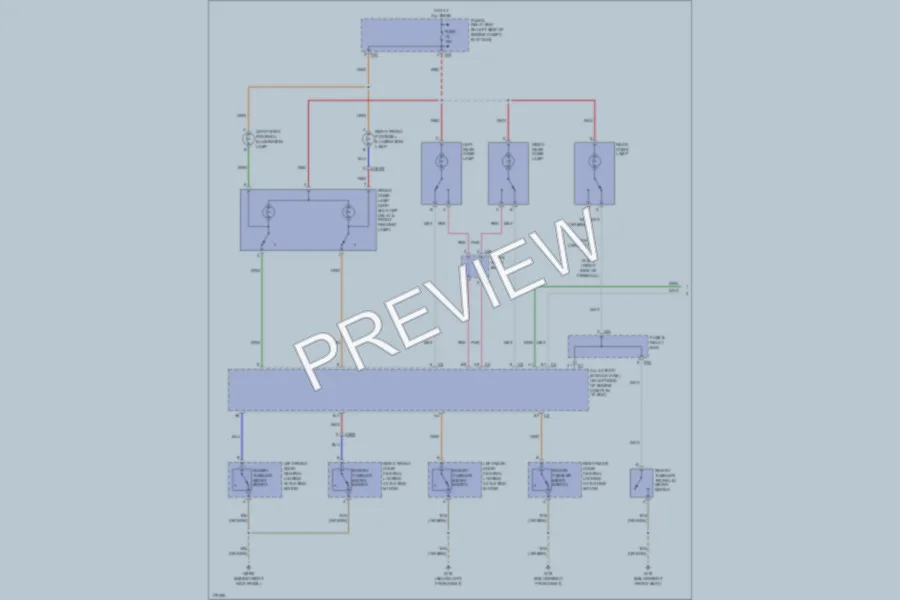 2002 MercedesBenz ML320 Interior Lights wiring diagram preview