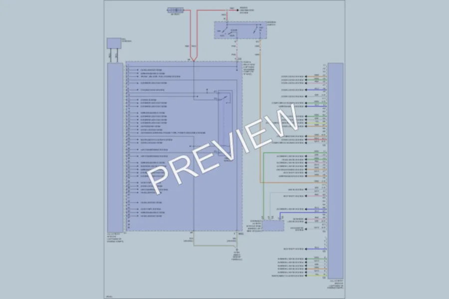 2002 MercedesBenz ML500 Body Control Modules wiring diagram preview