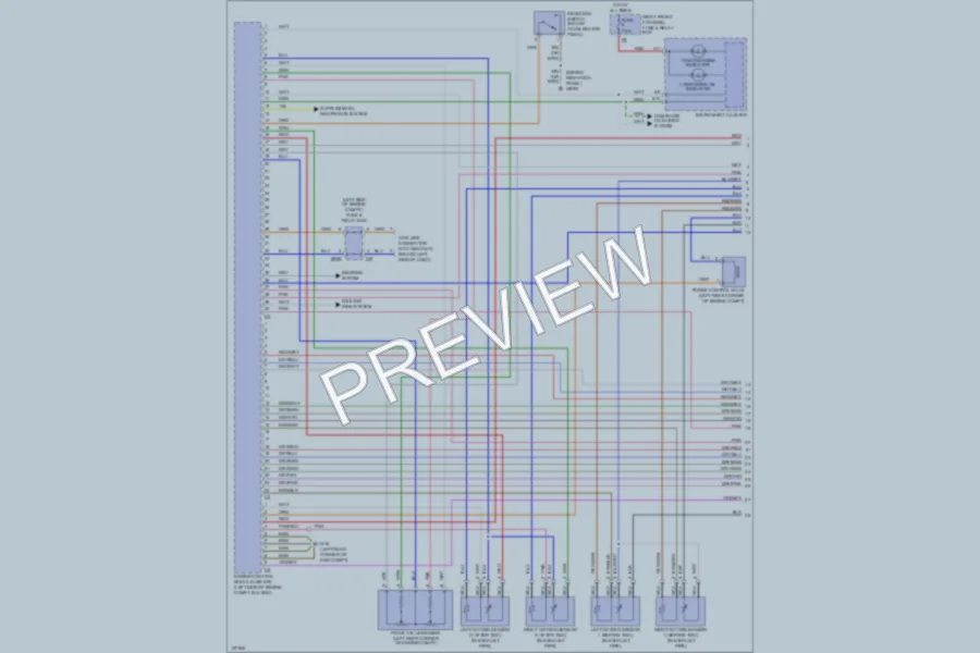 2002 MercedesBenz ML500 Engine Performance wiring diagram preview