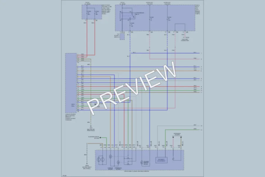 2002 MercedesBenz ML500 Power Mirrors wiring diagram preview