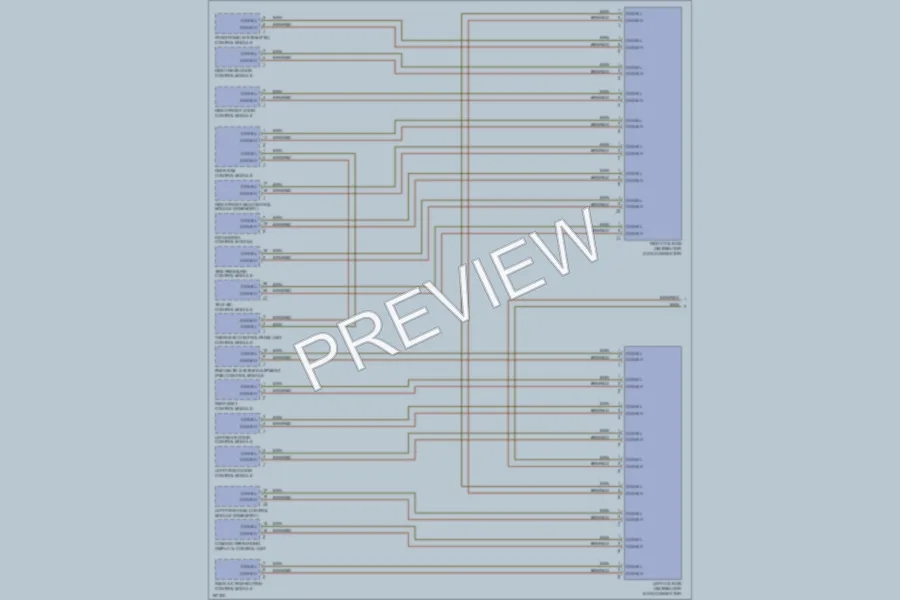 2002 MercedesBenz S430 Computer Data Lines wiring diagram preview