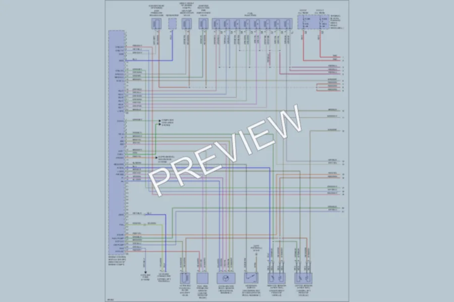2002 MercedesBenz S430 Engine Performance wiring diagram preview